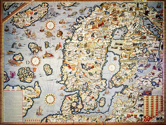 Carta Marina,
                  Anno 1539